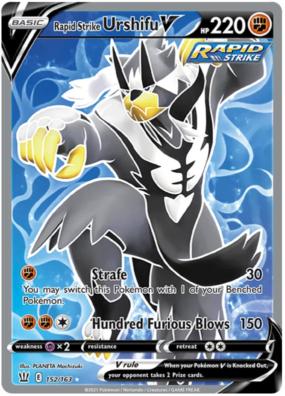 Rapid Strike Urshifu V 152/163 Sword & Shield Battle Styles