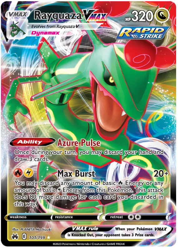 Rayquaza VMAX 101/159 Crown Zenith