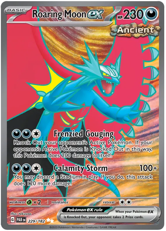 Roaring Moon ex 229/182 Paradox Rift