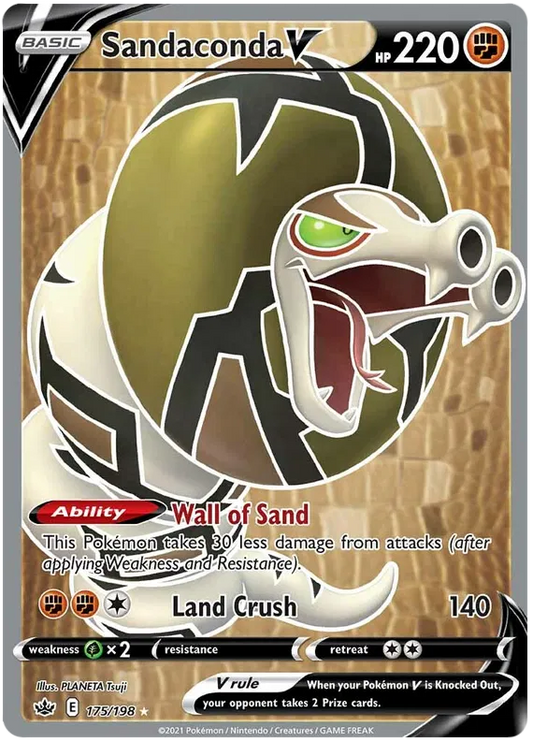 Sandaconda V 175/198 Sword & Shield Chilling Reign