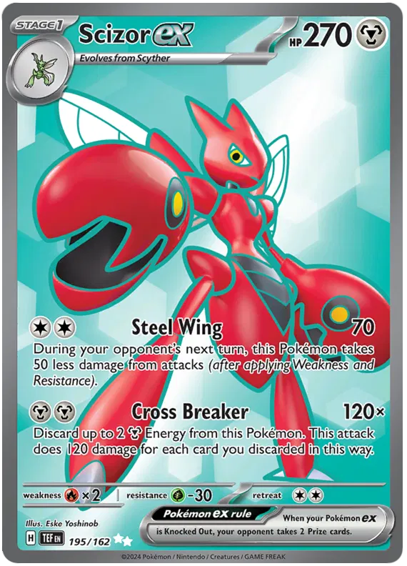Scizor ex 195/162 Temporal Forces