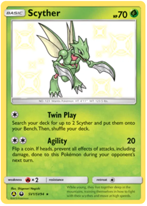 Scyther SV1/SV94 Hidden Fates