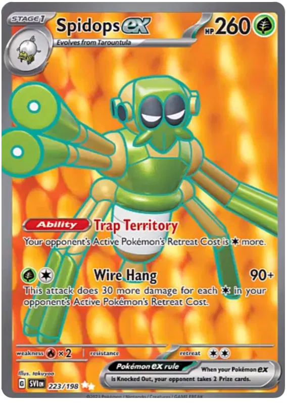 Spidops ex 223/198 Scarlet & Violet Base Set