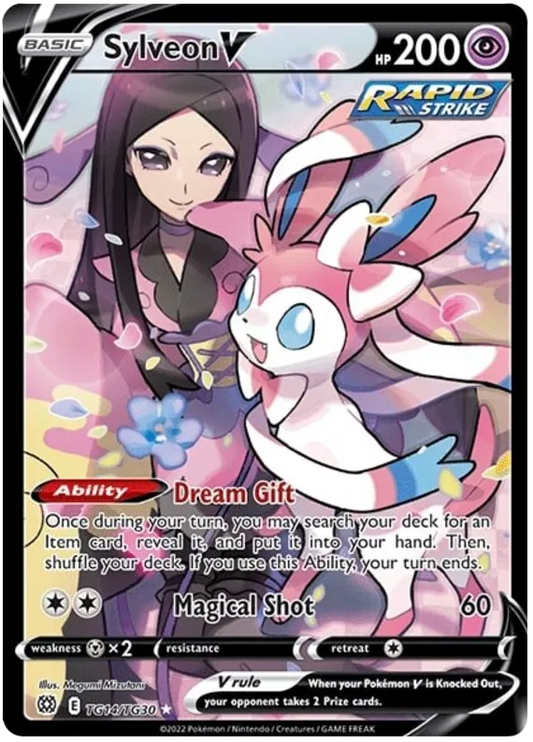 Sylveon V TG14/TG30 Sword & Shield Brilliant Stars Trainer Gallery