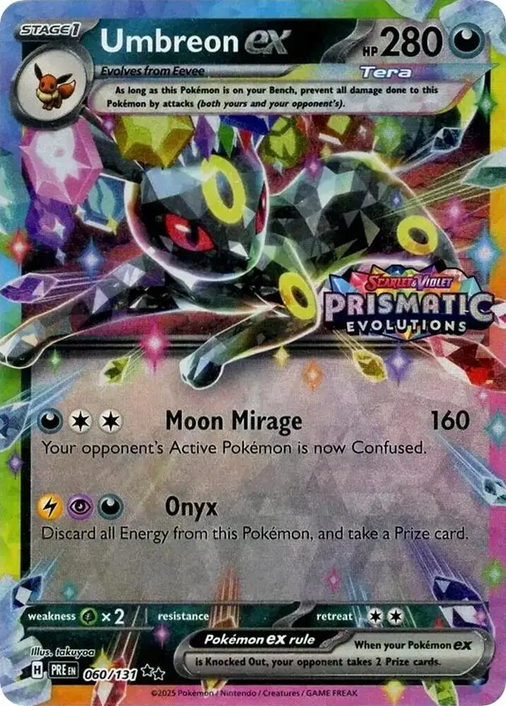 Umbreon ex PRE 060/131 (Prismatic Evolutions Stamp)