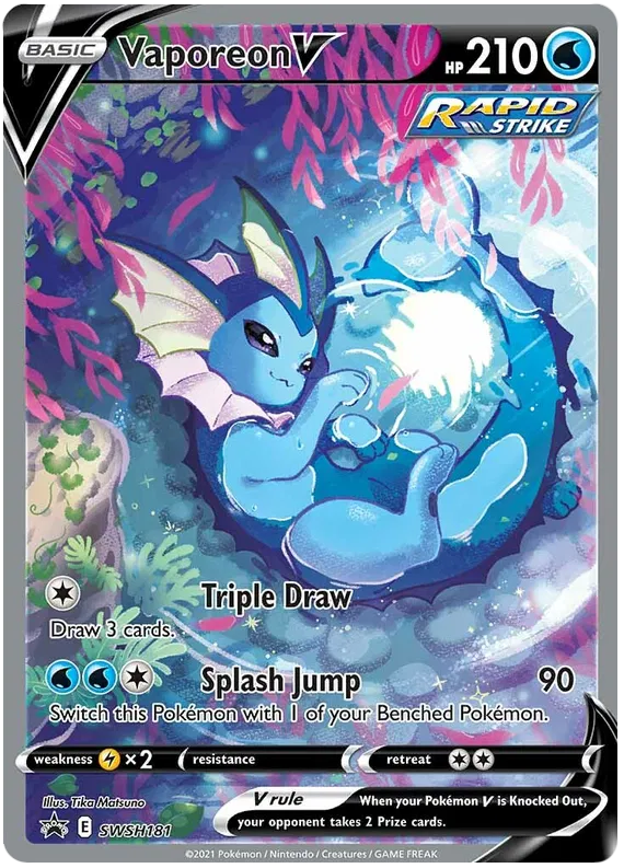 Vaporeon V SWSH181 Sword & Shield Promo