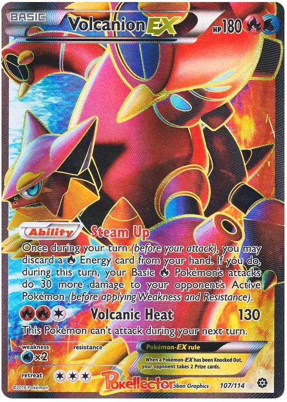 Volcanion EX 107/114 Steam Siege