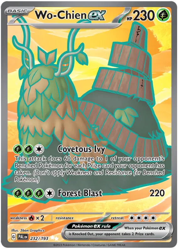 Wo-Chien ex 232/193 Paldea Evolved
