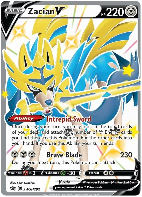 Zacian V SWSH292 Sword & Shield Promo