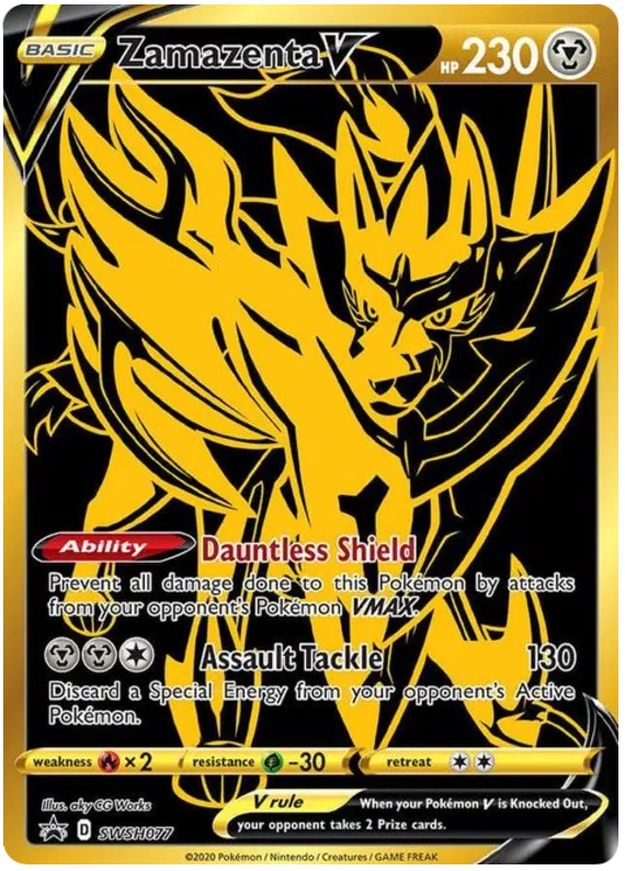 Zamazenta V SWSH077 Sword & Shield Promo