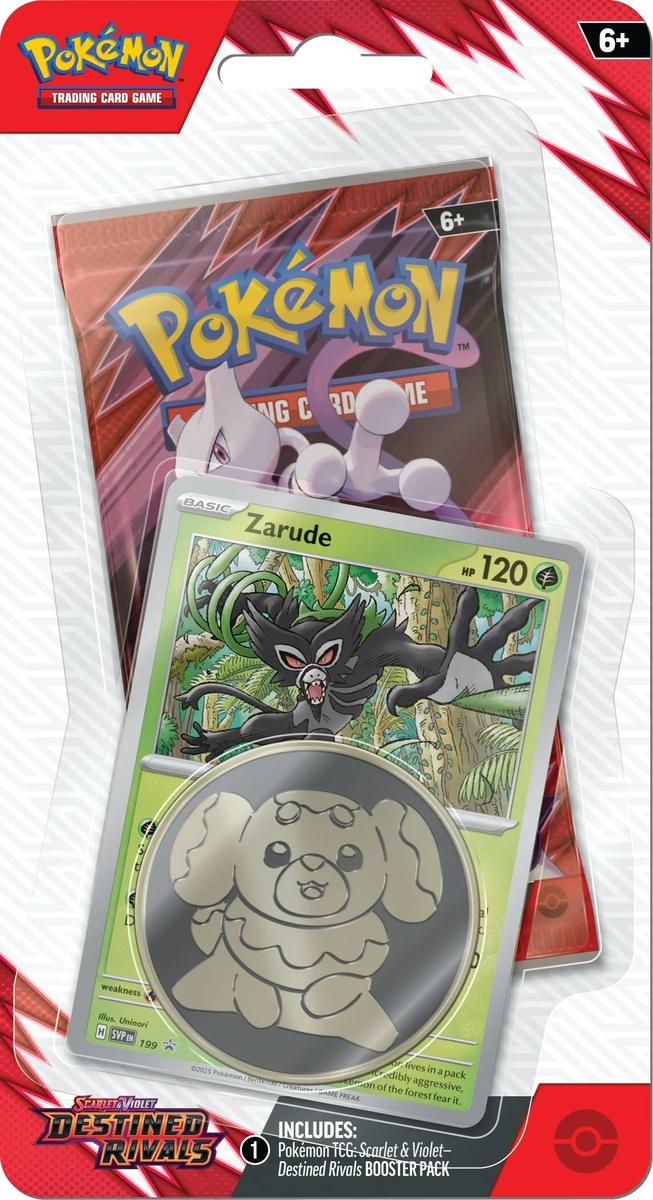 Destined Rivals Zarude Checklane Blister