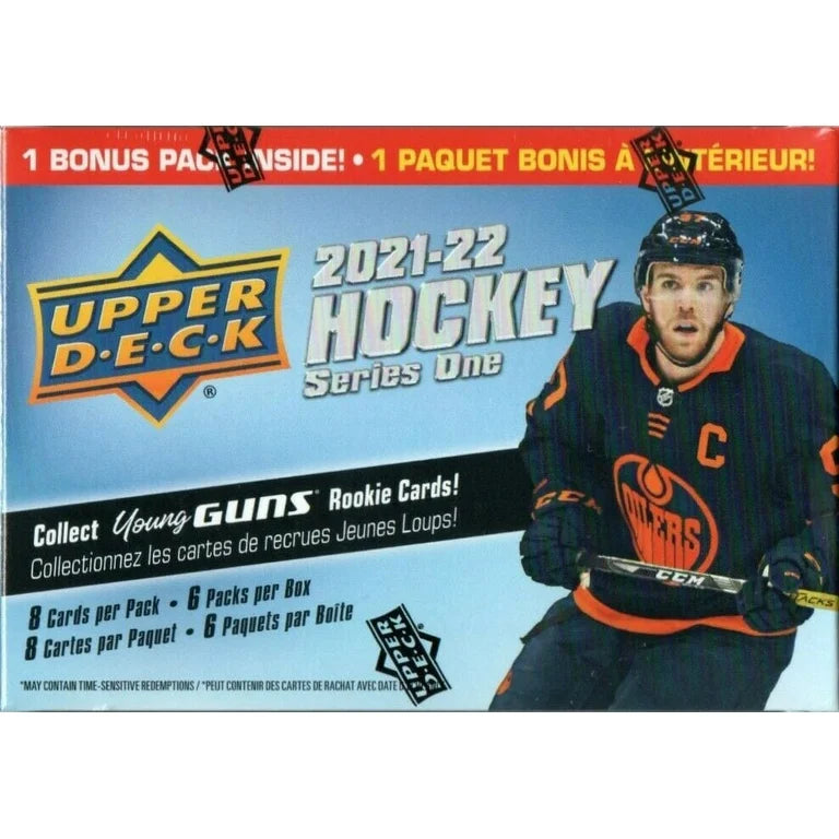 2021-22 Hockey Upper Deck Series 1 Blaster