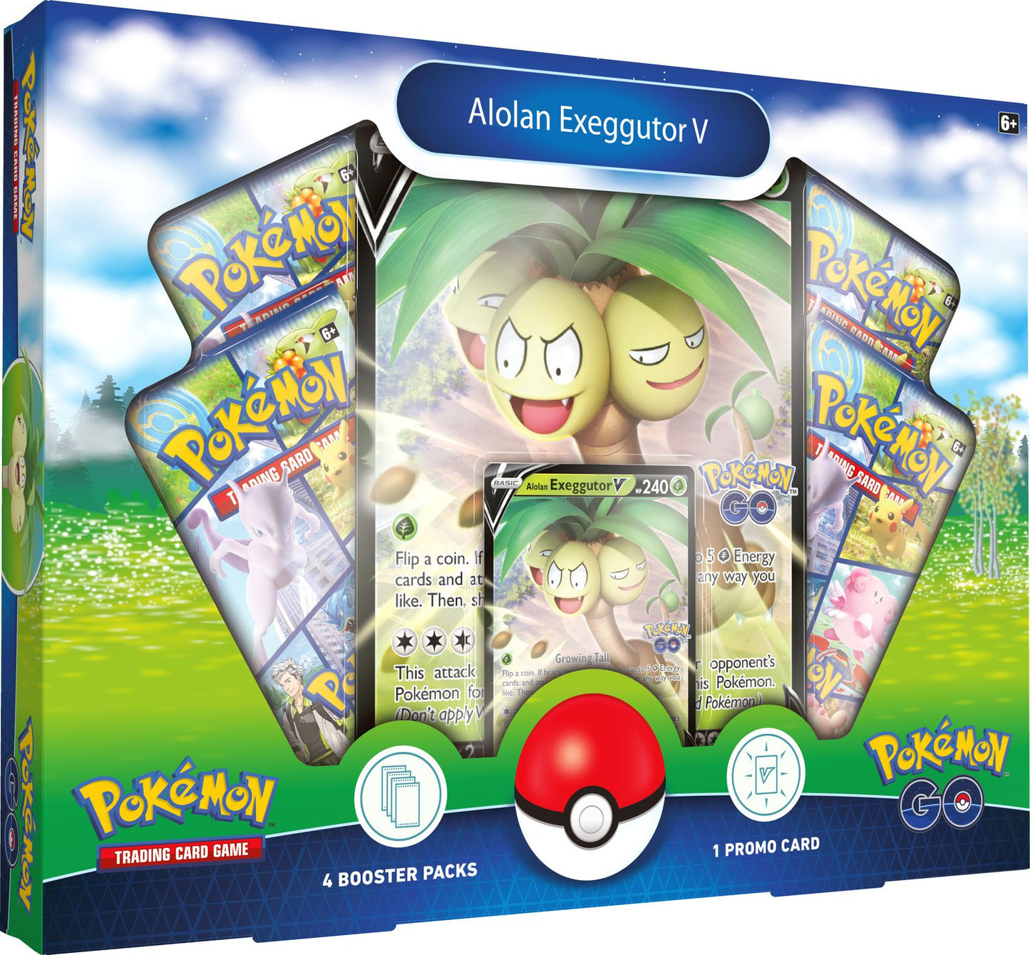 Pokemon Go Alolan Exeggutor V Box