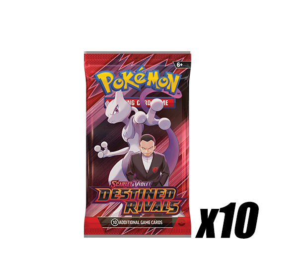10x Destined Rivals Booster Pack Bundle