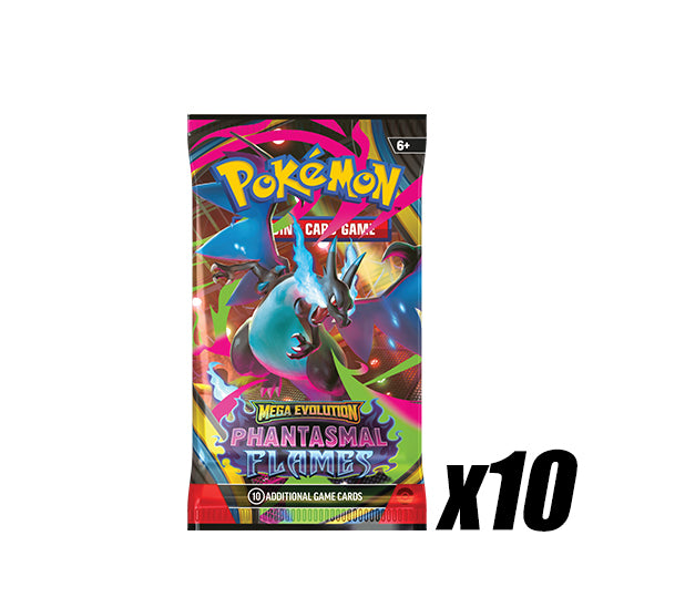 10x Phantasmal Flames Booster Pack Bundle