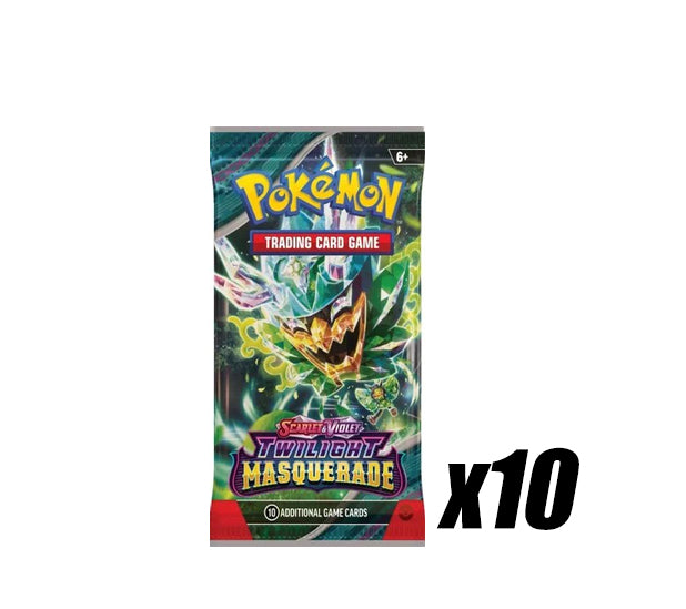 10x Twilight Masquerade Booster Packs Bundle
