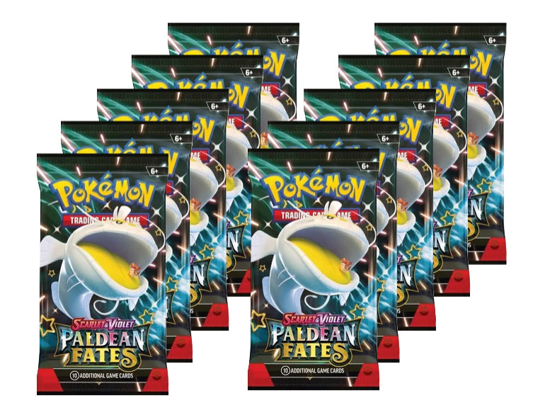 10x Paldean Fates Booster Pack Bundle