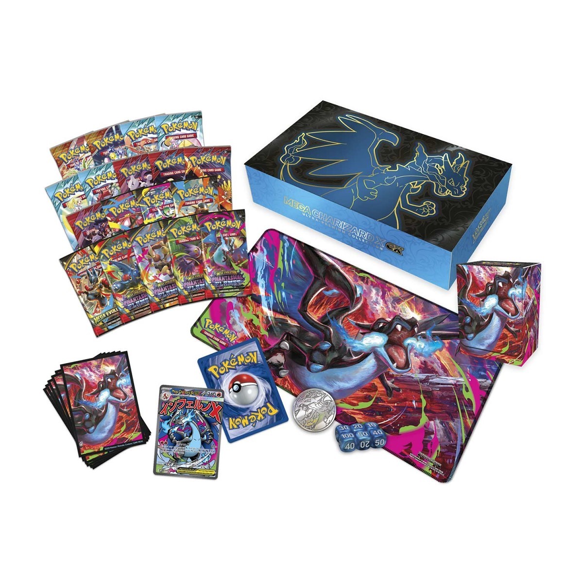 Mega Charizard X ex - UPC - Ultra Premium Collection Case
