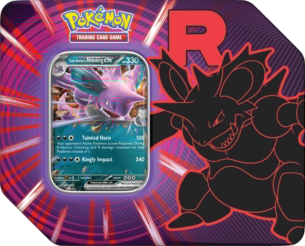 Team Rocket Tin (Team Rocket's Nidoking ex)