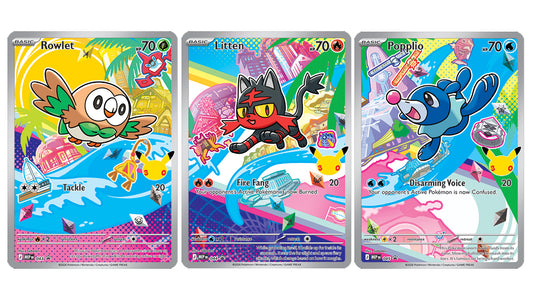 First Partner Illustration Collection Series 1 Alola GEN 7 Set