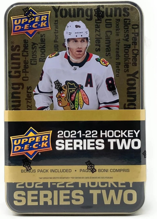 2021-22 Upper Deck Hockey Series 2 Hockey Tin