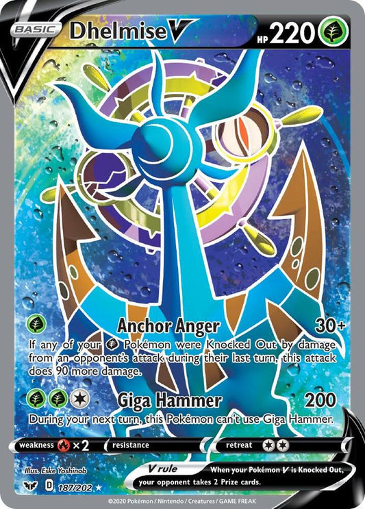 Dhelmise V 187/202 Sword & Shield Base Set