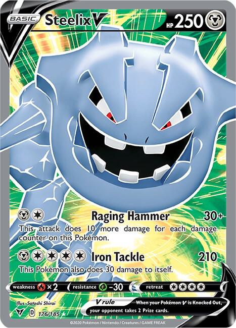 Steelix V 176/185 Sword & Shield Vivid Voltage