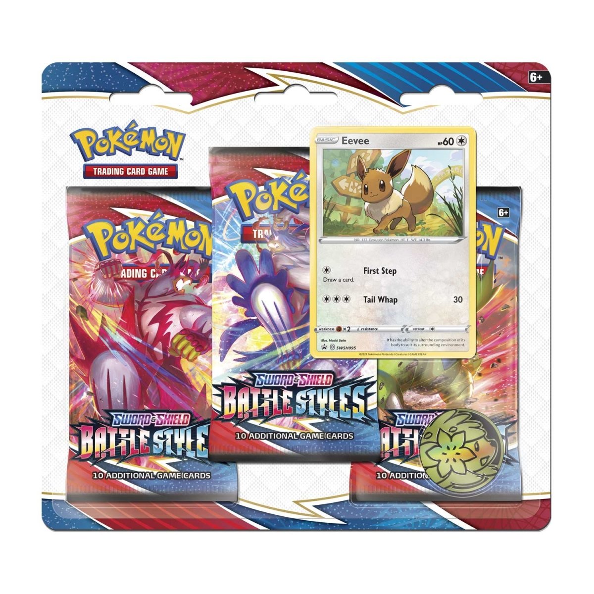 Battle Styles Eevee 3-pack Blister