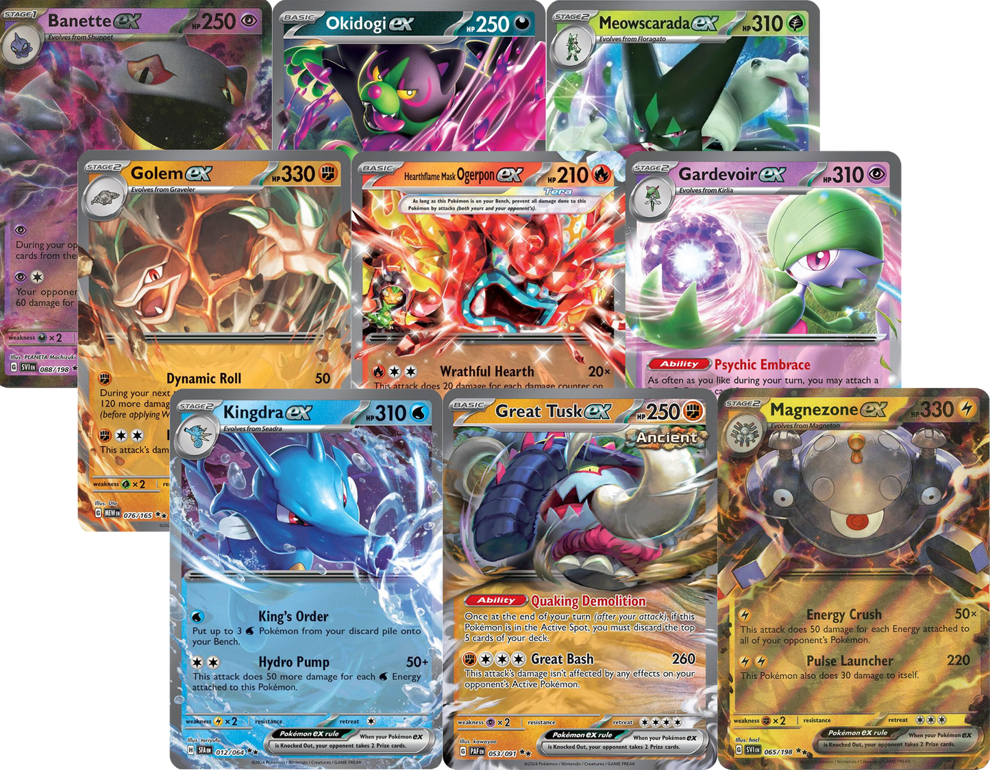 Lot Mixte de 100 Cartes ex