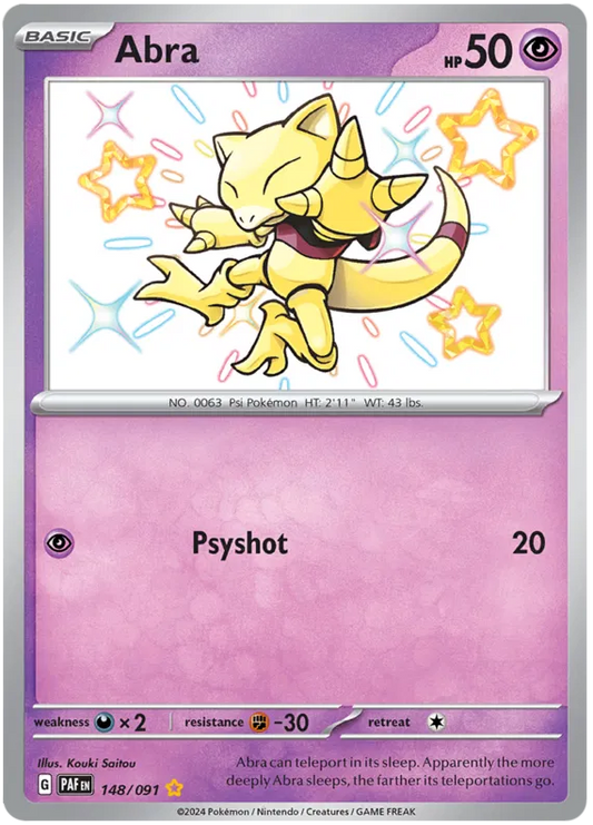Abra 148/091 Paldean Fates