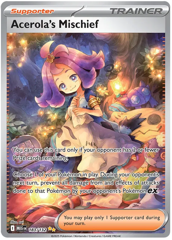 Acerola's Mischief 183/132 Mega Evolution