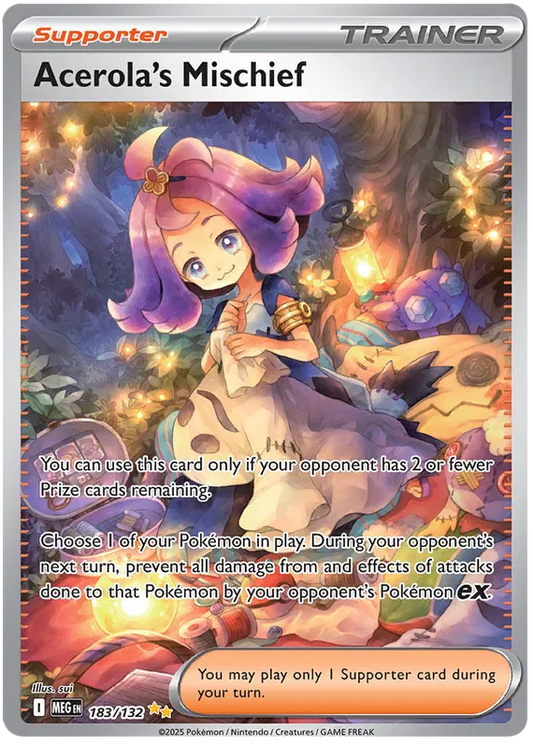 Acerola's Mischief 183/132 Mega Evolution