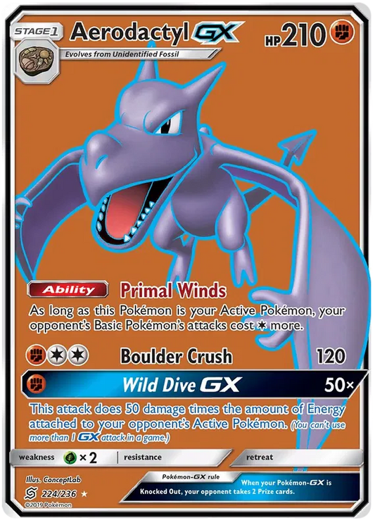Aerodactyl GX 224/236 Unified Minds