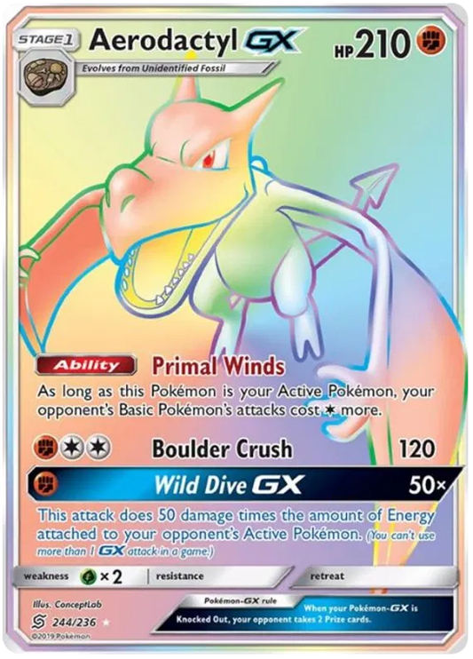 Aerodactyl GX 244/236 Unified Minds