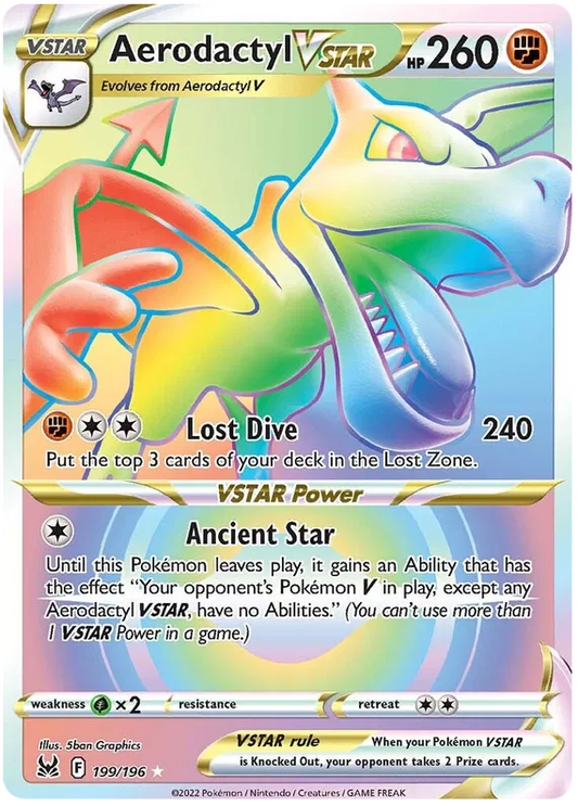 Aerodactyl VSTAR 199/196 Lost Origin