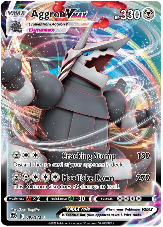 Aggron VMAX 97/172 Brilliant Stars
