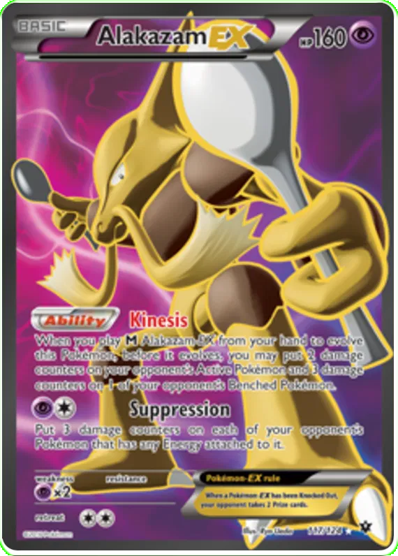 Alakazam EX 117/124 Fates Collide