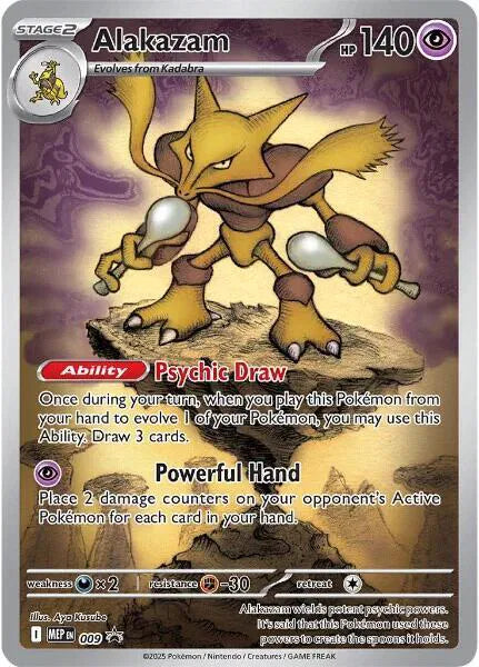 Alakazam 009 Mega Evolution Promo