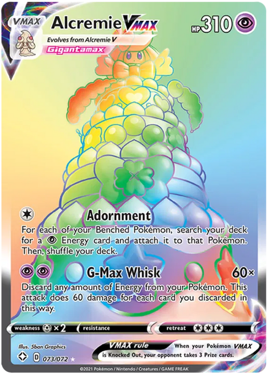 Alcremie Vmax 73/72 Sword & Shield Shining Fates