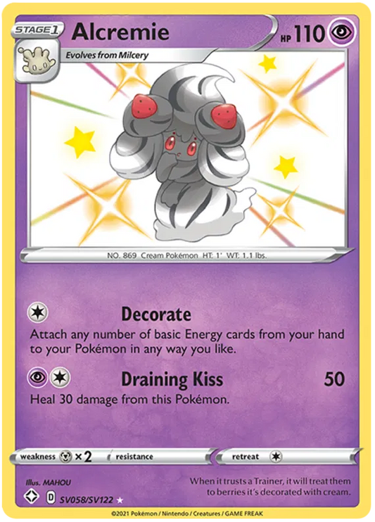Alcremie SV058/SV122 Shining Fates