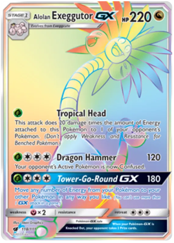 Alolan Exeggutor GX 118/111 Crimson Invasion