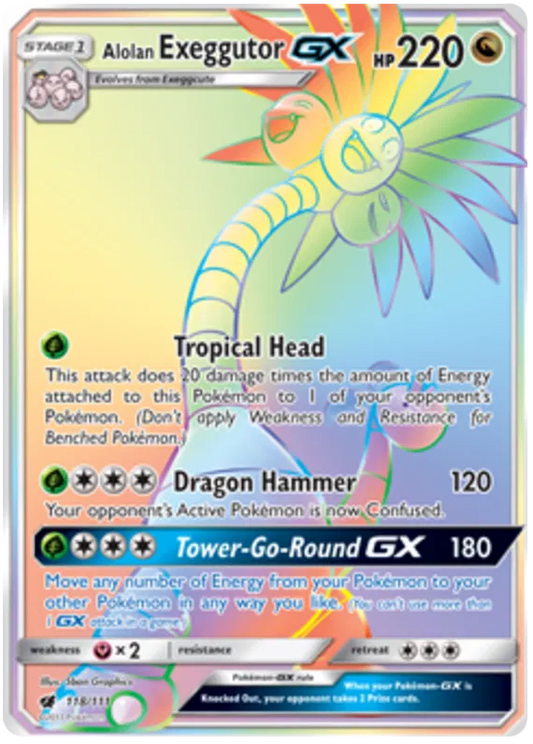 Alolan Exeggutor GX 118/111 Crimson Invasion