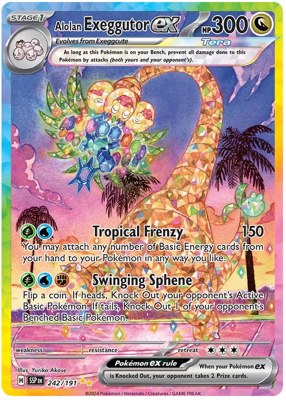 Alolan Exeggutor ex 242/191 Surging Sparks