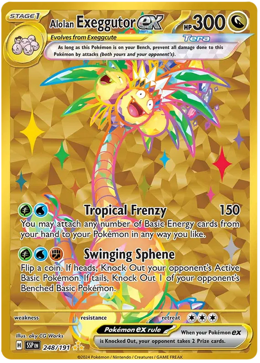 Alolan Exeggutor ex 248/191 Surging Sparks