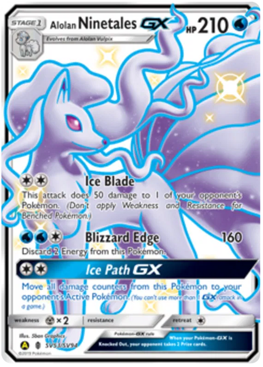 Alolan Ninetales GX SV53/SV94 Hidden Fates