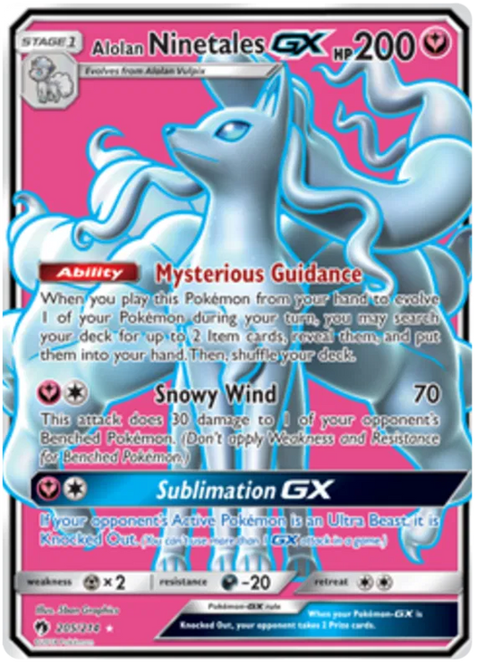 Alolan Ninetales GX 205/214 Lost Thunder