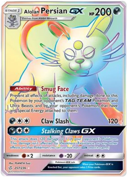 Alolan Persian GX 257/236 Cosmic Eclipse