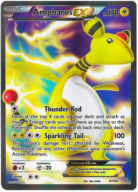Ampharos EX 87/98 Ancient Origins