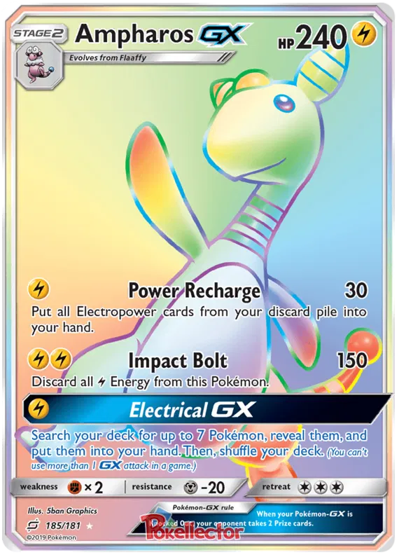 Ampharos GX 185/181 Team Up