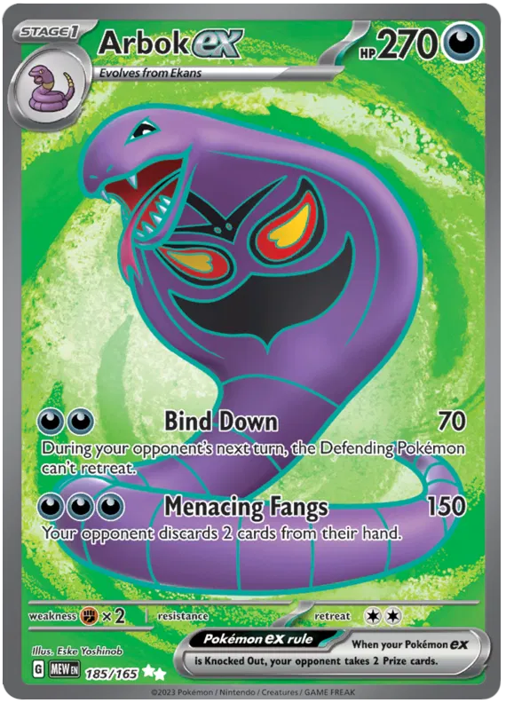 Arbok ex 185/165 Scarlet & Violet 151